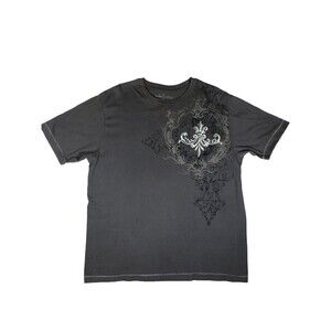 Malibu Cowboy T-Shirt Men’s Extra Large Multicolor Embroidered 100% Cotton